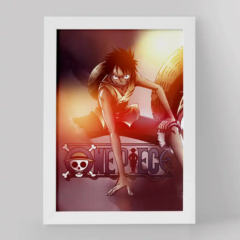 تابلو خندالو مدل لوفی انیمه وان پیس One Piece کد 17223