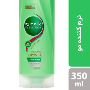 نرم کننده مو سان سیلک مدل Healthy Growth حجم 350 میلی لیتر