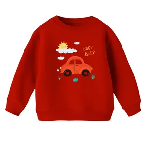 سویشرت بچگانه مدل ماشین کد ۴ رنگ قرمز