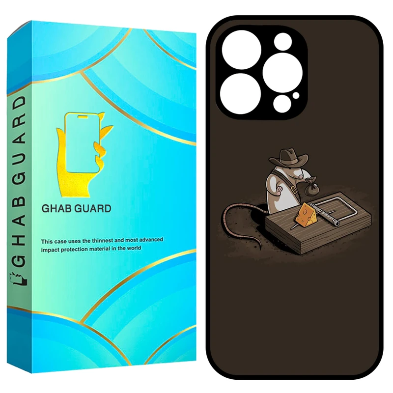 کاور قاب گارد طرح موش مدل GCHP16P مناسب برای گوشی موبایل اپل iPhone 16 Pro