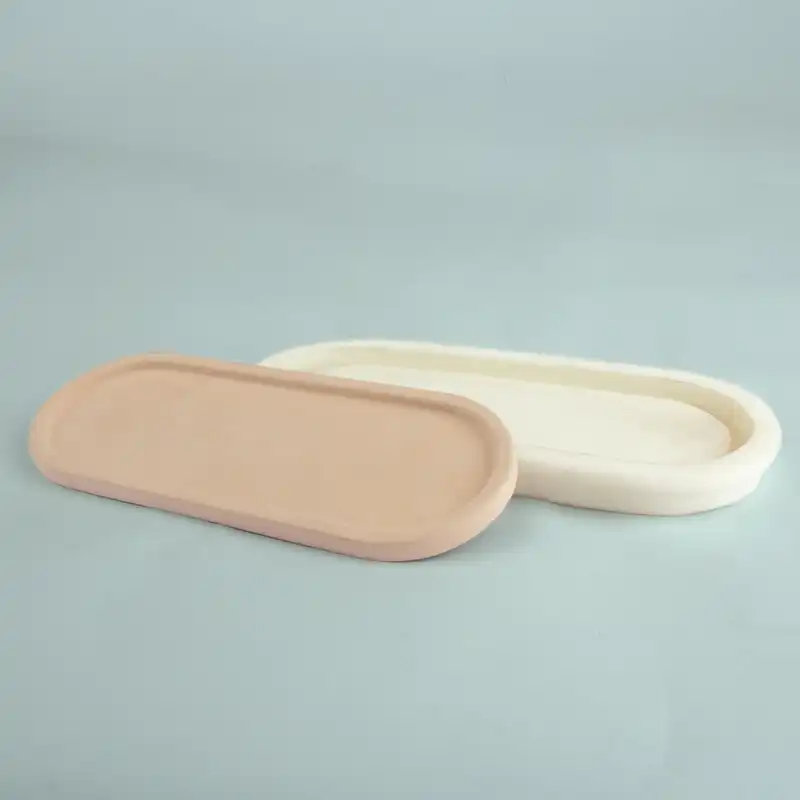 سیلیکون قالب گیری دکوسیتی مدل سینی بیضی کد 1514