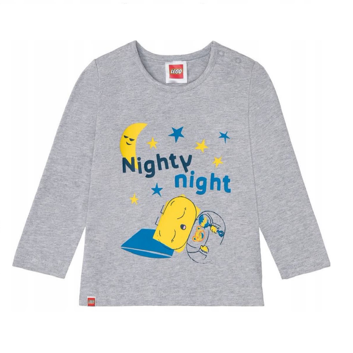 تی شرت آستین بلند پسرانه لگو مدل nighty night