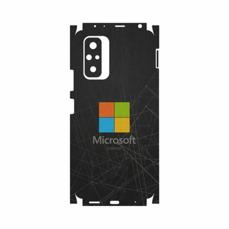 برچسب پوششی ماهوت مدل Microsoft-Logo-FullSkin مناسب برای گوشی موبایل شیائومی Redmi Note 10 Pro Max