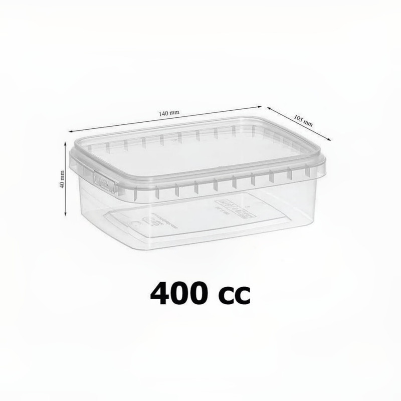 ظرف نگهدارنده مدل فریزری   400CC بسته 8 عددی