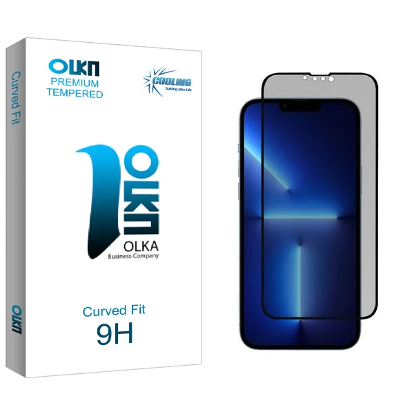 محافظ صفحه نمایش حریم شخصی کولینگ مدل Olka مناسب برای گوشی موبایل اپل iPhone 13 Pro Max