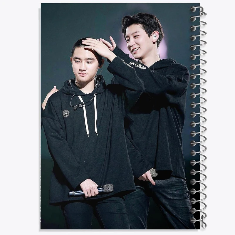 دفتر نقاشی 50 برگ خندالو مدل گروه اکسو EXO کد 13598