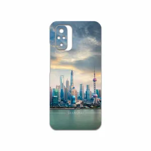 MAHOOT Shanghai-City Cover Sticker for Xiaomi Redmi Note 10s
