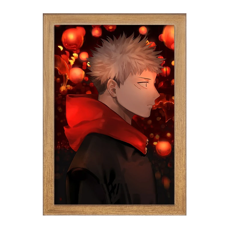 تابلو خندالو مدل ایتادوری یوجی انیمه جوجوتسو کایزن  کد 11058