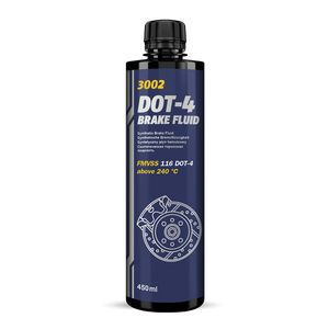 روغن ترمز مانول مدل DOT 4 حجم 450 میلی لیتر
