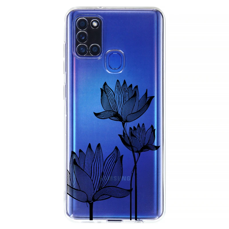 کاور مگافون طرح گل مدل C47-B مناسب برای گوشی موبایل سامسونگ Galaxy A21 S
