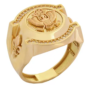 انگشتر طلا 18 عیار مردانه طلای مستجابی مدل M8