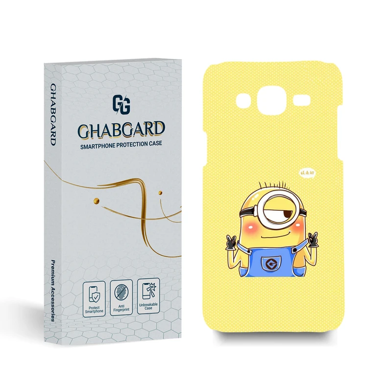  کاور گارد قاب مدل مینیون مناسب برای گوشی موبایل سامسونگ  galaxy j5 2015
