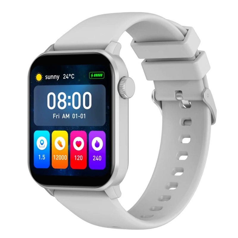 ساعت هوشمند 44 میلی متری گرین لاین مدل MOR WISE SMART WATCH  بند سیلیکون