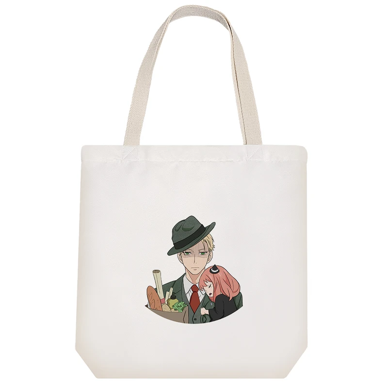 ساک خرید خندالو مدل آنیا و لوید فورجر انیمه اسپای ایکس فمیلی Spy X Family کد 1286