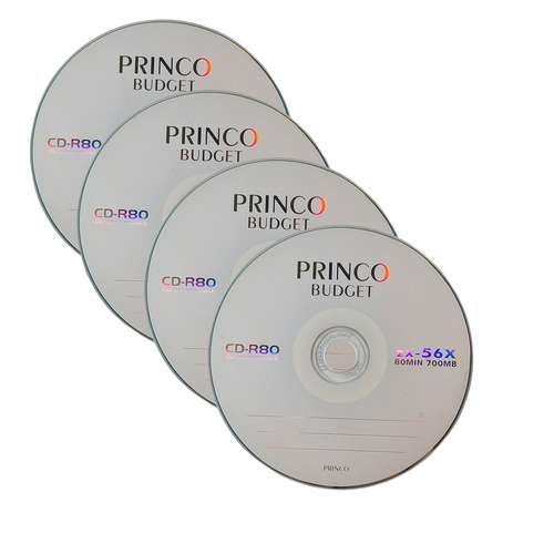 سی دی خام پرینکو مدل R80 بسته 4 عددی