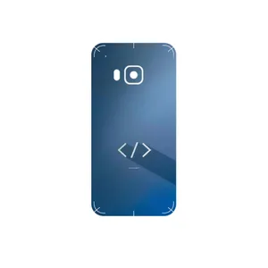 MAHOOT Minimal Coding icon Cover Sticker for HTC One S9