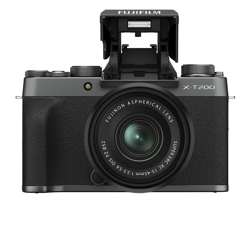 دوربین دیجیتال بدون آینه فوجی فیلم مدل X-T200 به همراه لنز 15-45