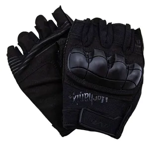 دستکش موتورسواری مدل تاکتیکال نیم انگشتی کد 1915