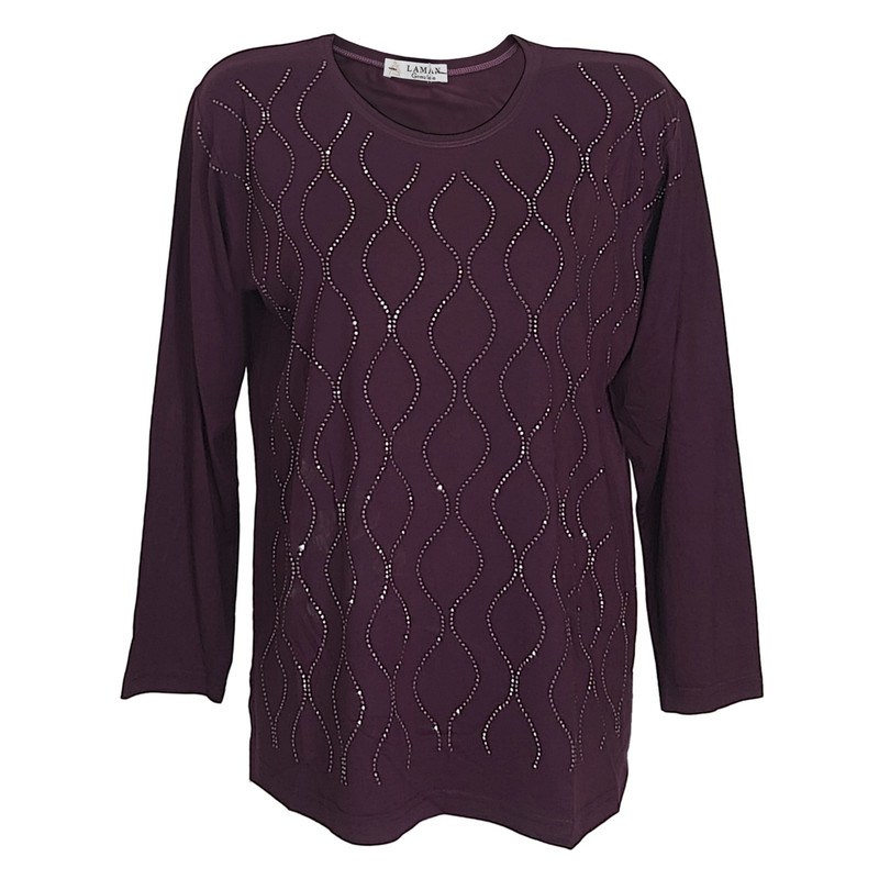 بلوز آستین بلند زنانه مدل 6458