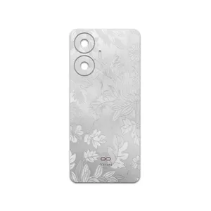 MAHOOT Silver-Wildflower Cover Sticker for Realme C55