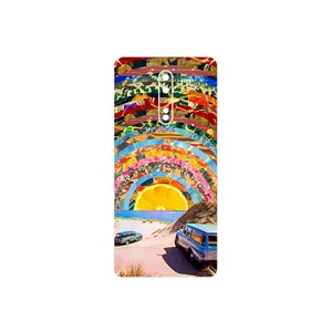 MAHOOT Collage of Orange Sky Cover Sticker for Nokia 8