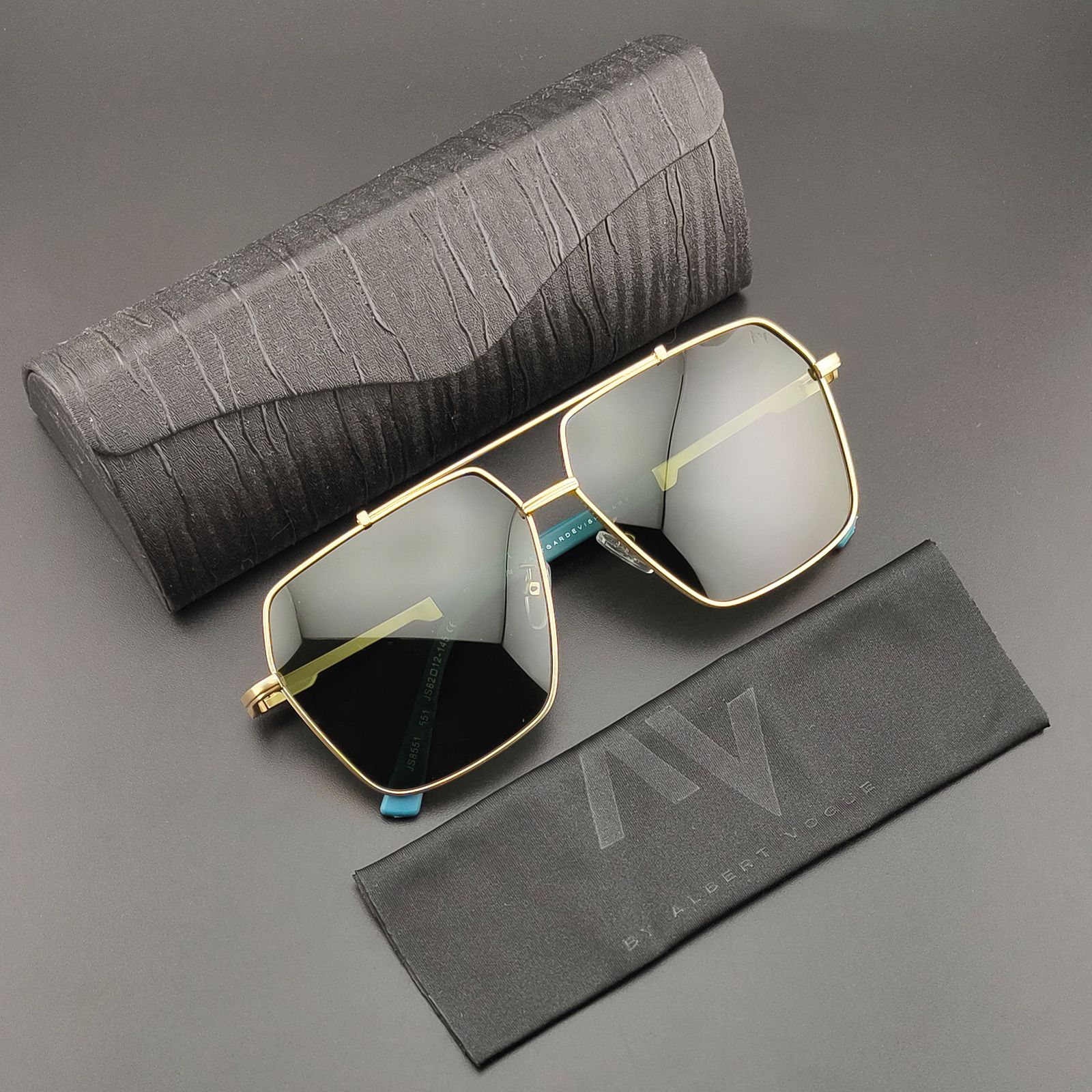 عینک آفتابی مردانه آلبرت وگ مدل JS8551C43-P25 Polarized Avantgarde Visionary -  - 8