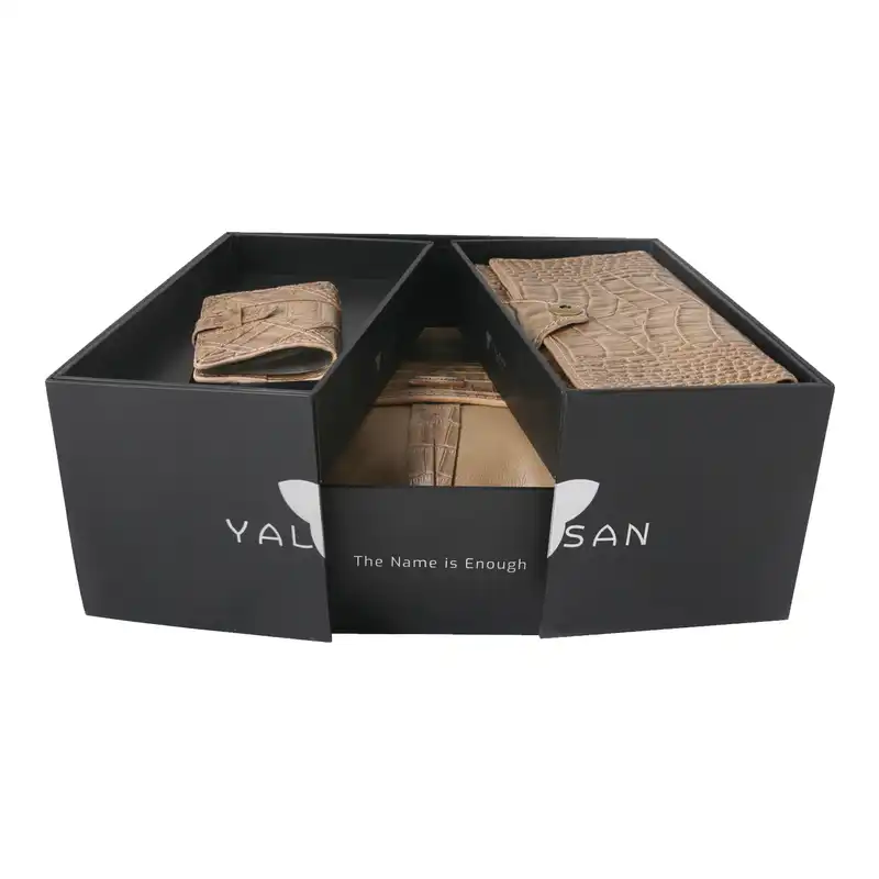 ست هدیه زنانه چرم یلسان مدل ساینا کد RAD-CHN-056-GC