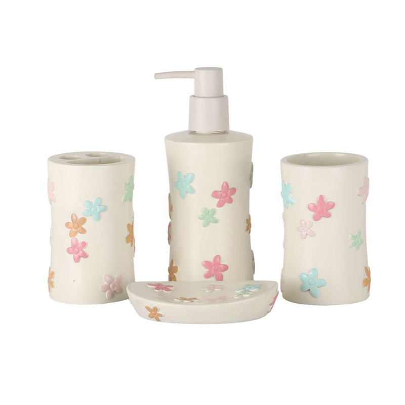 ست سرویس بهداشتی 4 پارچه دلفین مدل 003-Cr