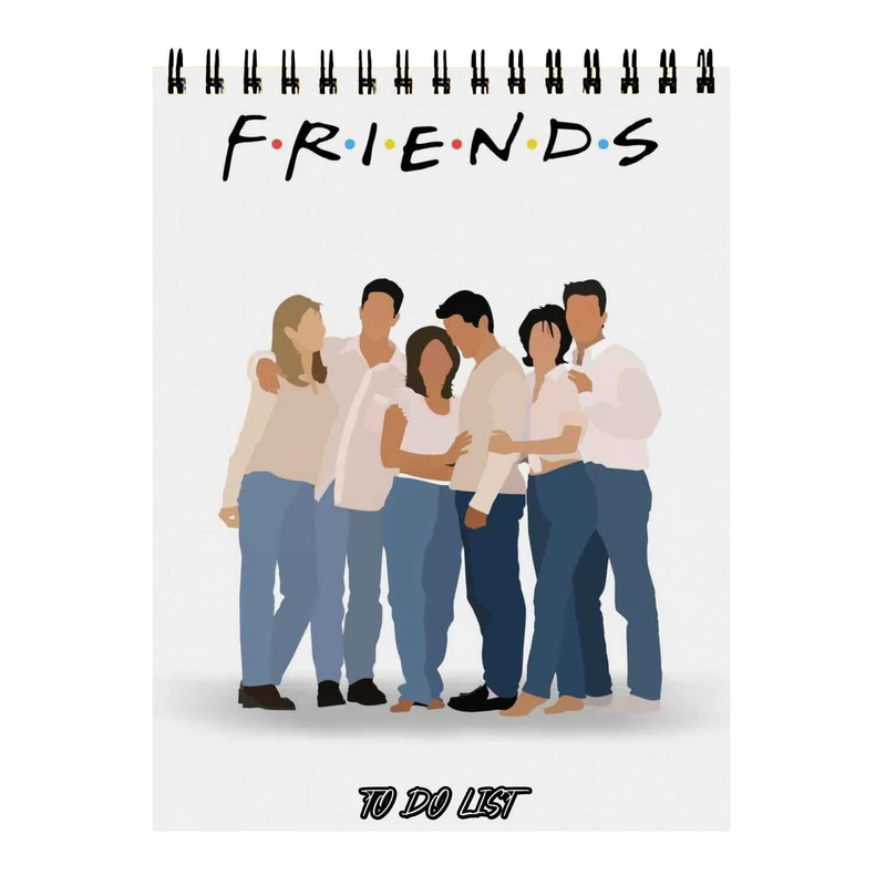 دفتر برنامه ریزی 50 برگ طرح فرندز کد 2902