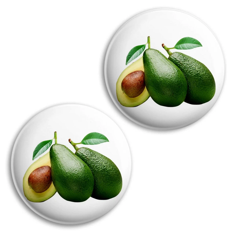 مگنت پرمانه طرح میوه و سبزیجات کد pmag2.33881 مجموعه 2 عددی