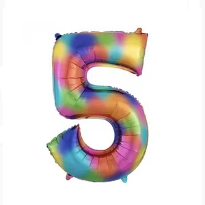 بادکنک فویلی مدل عدد 5