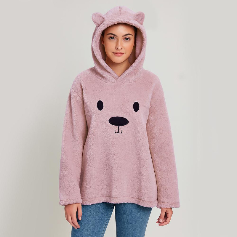 هودی زنانه مدل تدی خرسی