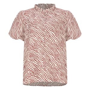 بلوز زنانه سرژه مدل 204587 رنگ قهوه ای