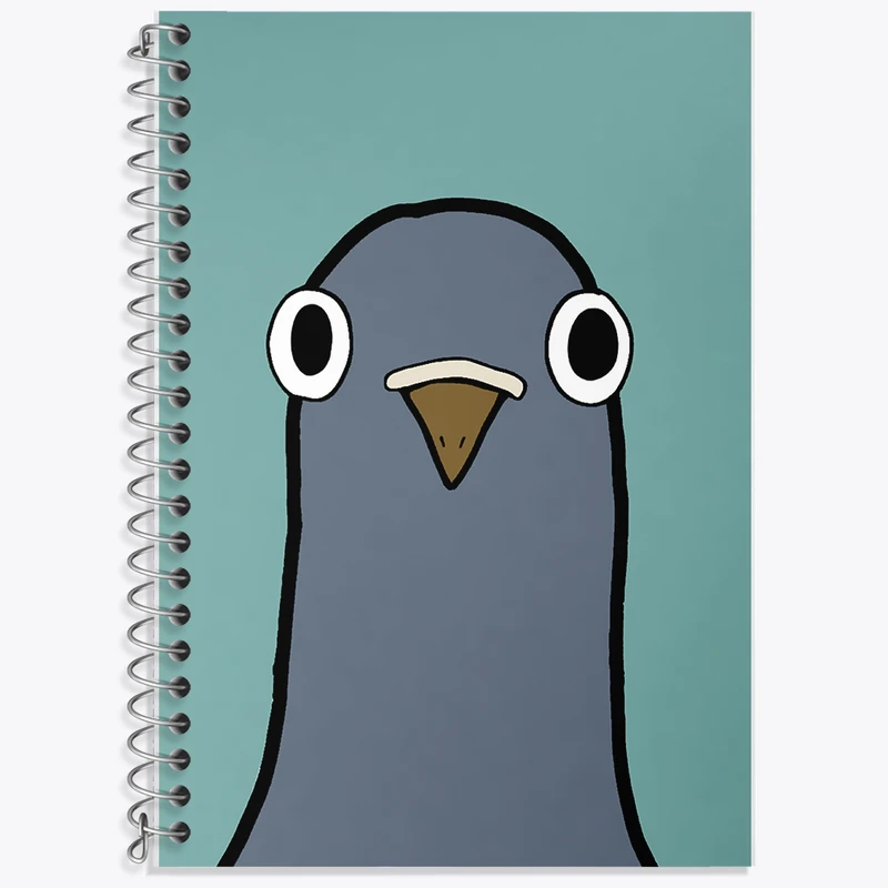 دفتر نت موسیقی 50 برگ خندالو طرح کبوتر خنگ کد F6679