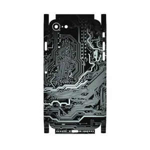 MAHOOT Black-Printed-Circuit-Board-FullSkin Cover Sticker for Apple iPhone SE 2022