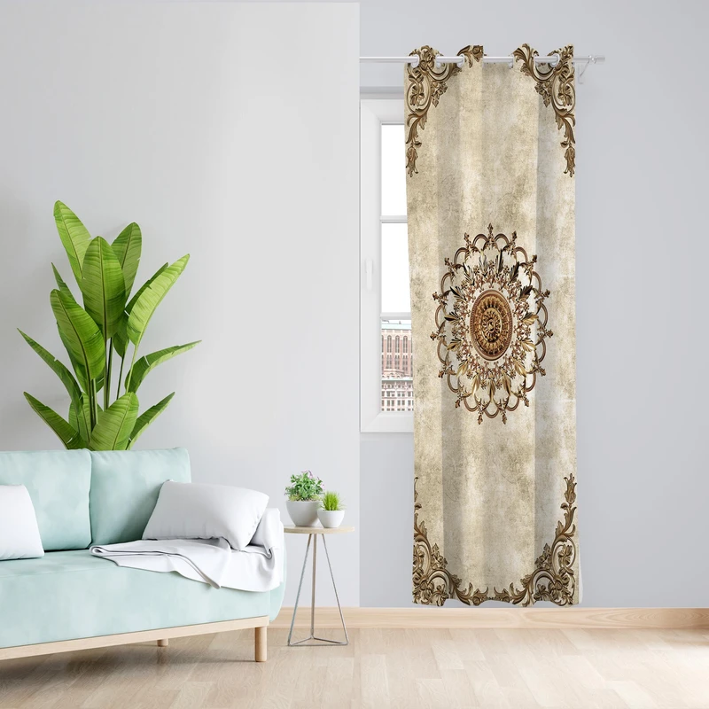 پرده مدل مخمل پانچی کد 1378 z سایز 140x200 سانتی متر