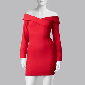 پیراهن یقه قایقی زنانه ترندیول مدل 844653922