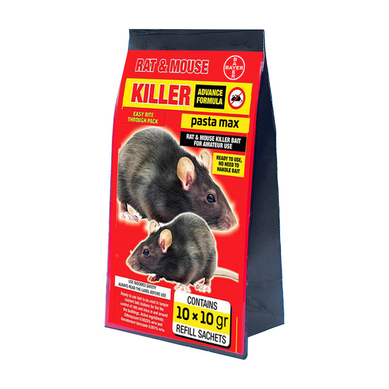 موش کش بایر مدل پاستا مکس بسته بندی 10 عددی