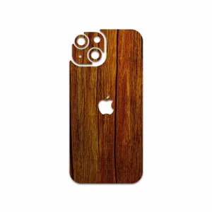 MAHOOT Orange-Wood Cover Sticker for Apple iPhone 15
