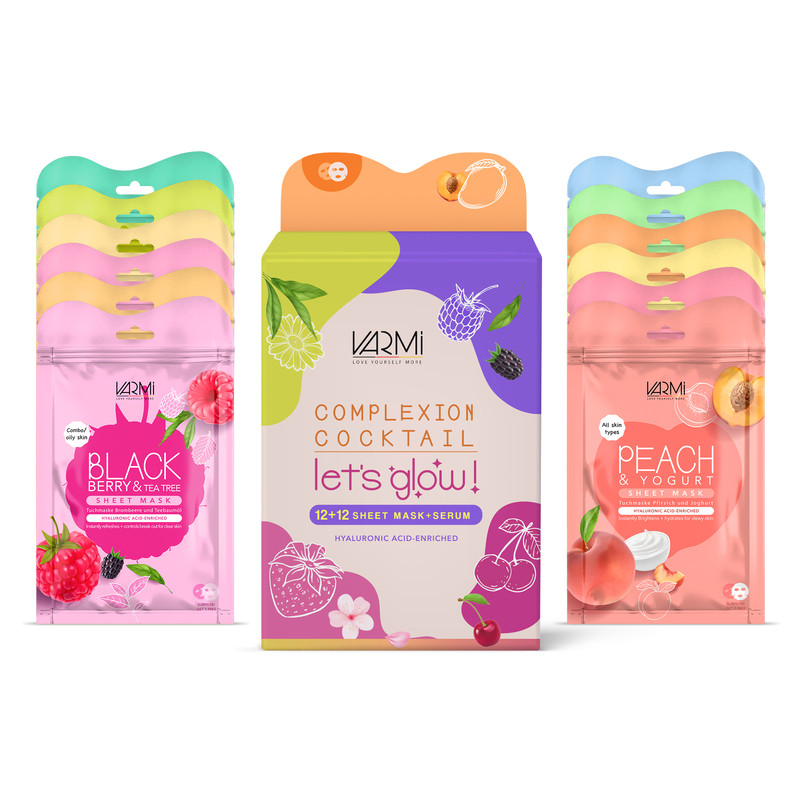 ماسک صورت وارمی مدل آبرسان حجم 45 میلی لیتر مجموعه 12 عددی