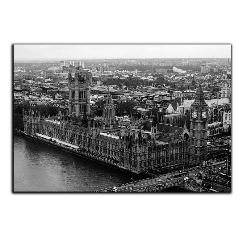 تابلو شاسی بکلیت طرح منظره شهر لندن مدل SH-577