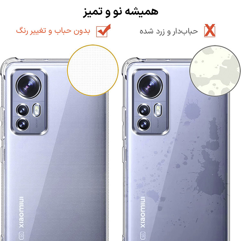 کاور ونزو مدل Clear 2 مناسب برای گوشی موبایل شیائومی Mi 12T / Mi 12T Pro