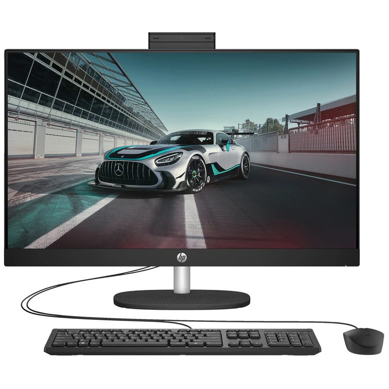 کامپیوتر همه کاره 23.8 اینچ اچ‌ پی مدل CR0126nh با پردازنده Core i7 1355U رم 16 گیگابایت از نوع DDR4 حافظه داخلی 512 گیگابایت SSD کارت گرافیک Iris Xe (Function as UHD Graphics) نمایشگر از نوع IPS