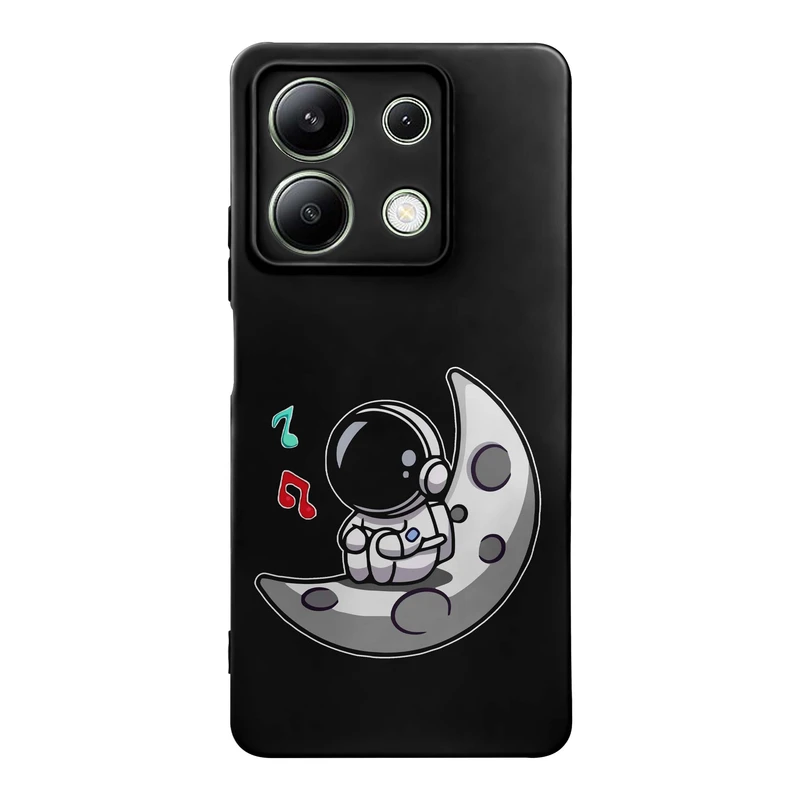 کاور قاب گارد طرح ماه و فضانورد کد s11361 مناسب برای گوشی موبایل شیائومی Redmi Note 13 4G