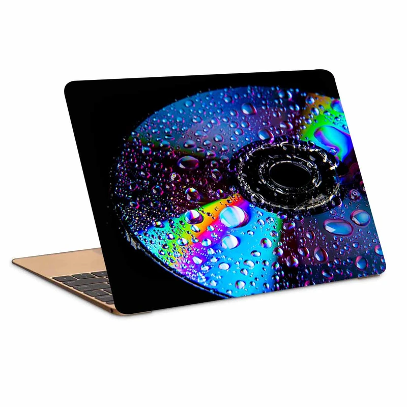 استیکر لپ تاپ طرح disk wet dropsکد N-141مناسب برای لپ تاپ 15.6 اینچ