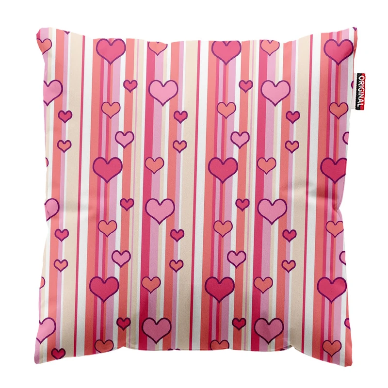 کوسن پاد آفرین طرح قلب سایز 30*30 سانتی متر