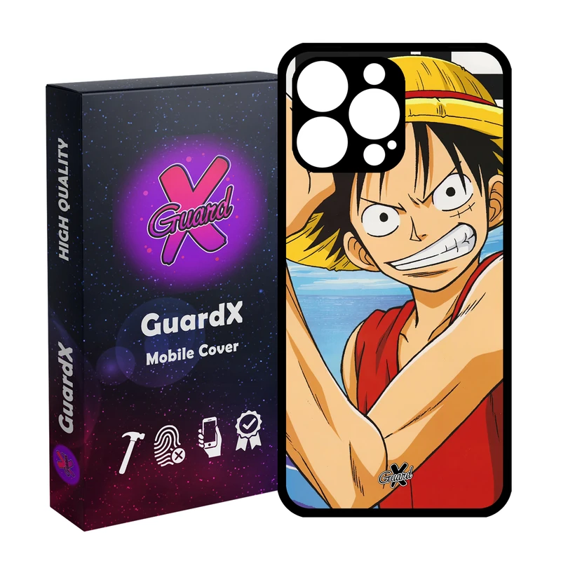 کاور گارد ایکس طرح Luffy Anime مدل Glass10593 مناسب برای گوشی موبایل اپل iPhone 14 Pro Max