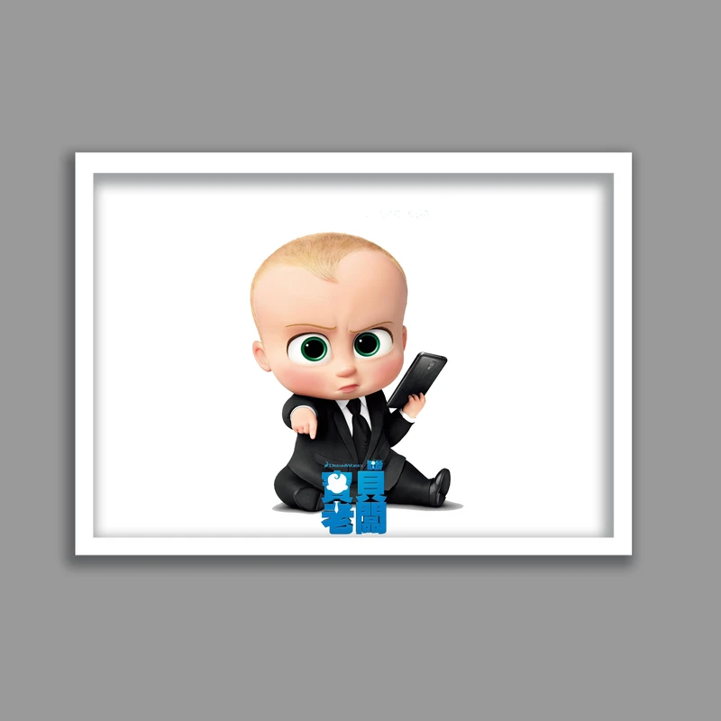 تابلو کودک و نوزاد مدل انیمیشن بچه رئیس کد LA-G10327