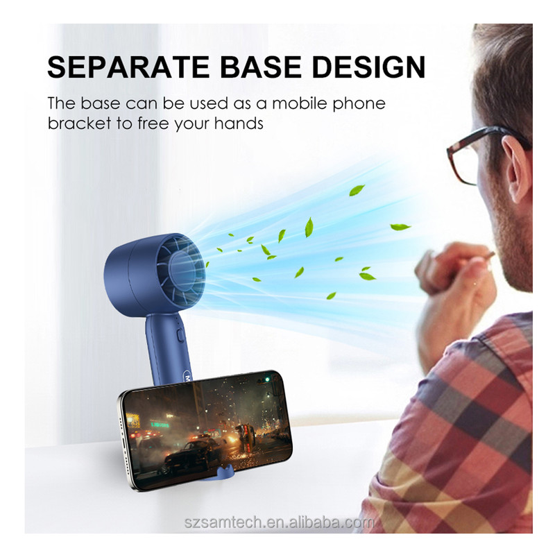 پنکه شارژی مدل دستی T-10 کد 743