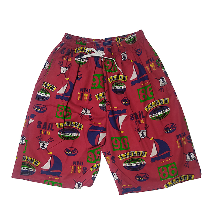 شلوارک مردانه مدل جی جی رنگ قرمز